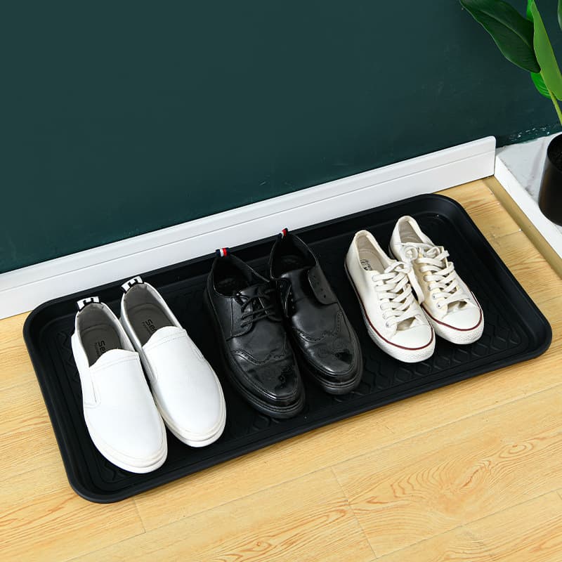 Plastic Shoe Tray Multi-Purpose Plastic Tray, Debris Tray, Plant Saucer, Boot Tray, Pet Mat, Plastic Storage Tray