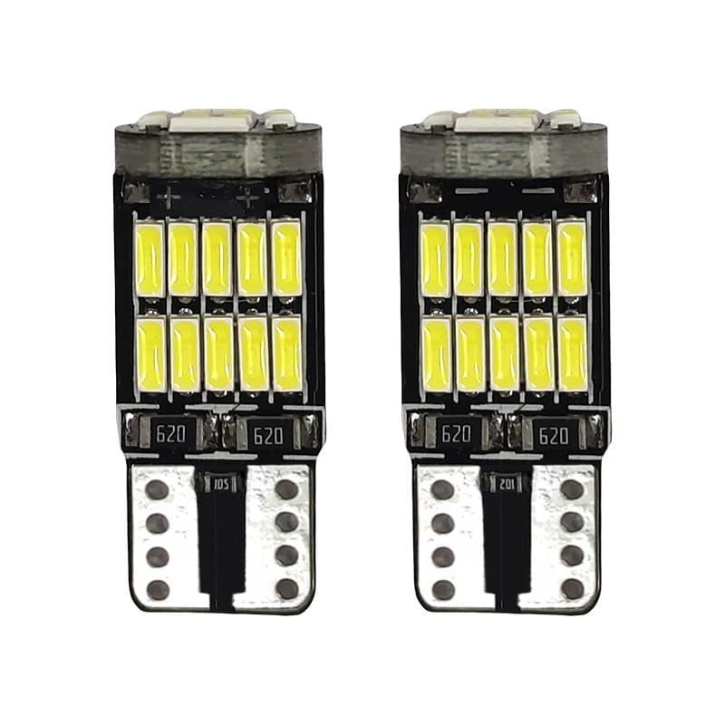 Car LED High Brightness Reading Light W5W T10 4014 26SMD License Plate Light Cross-border Supply License Width Indicator Light