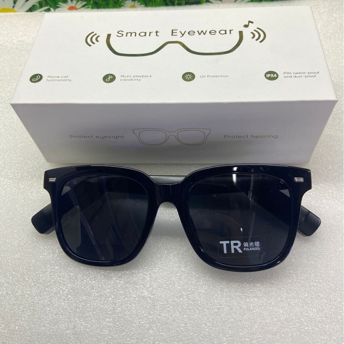 Cross-border Smart Bluetooth Glasses YJ008 T3 Trendy Sunglasses Music Call with Polarized UV Protection