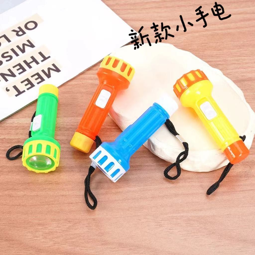 128 Flashlight Dazzling Color Lighting Flashlight, $1/$2 Store Supply Wholesale
