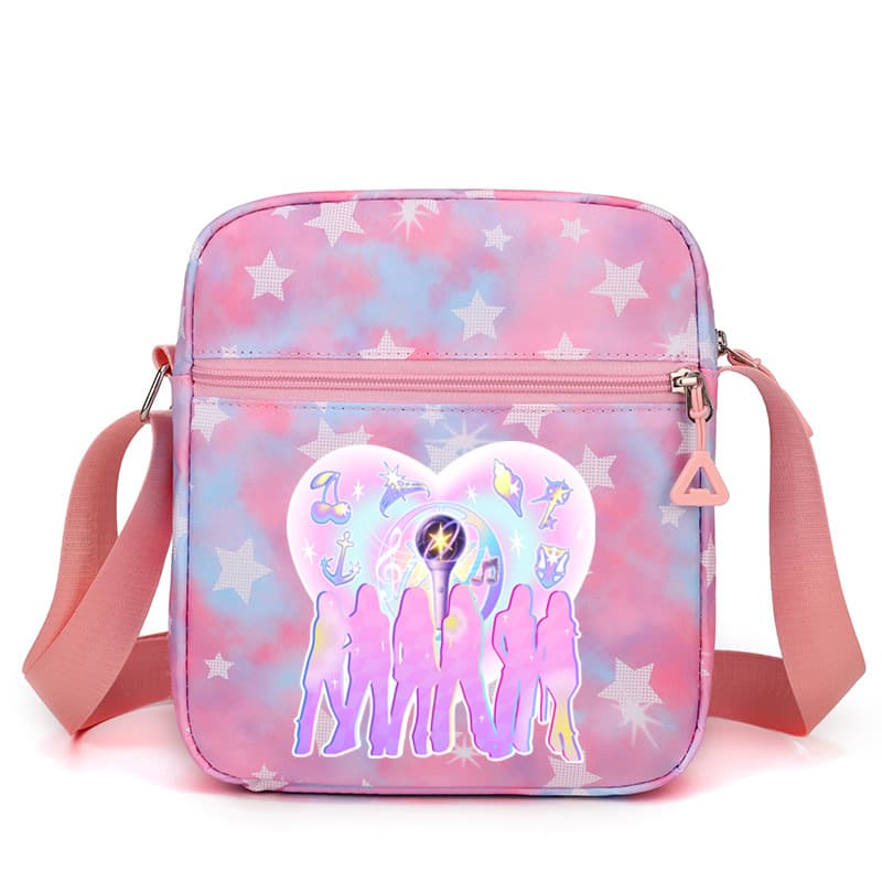 Korean Katseye Phone Crossbody Bag for Middle-aged and Young Women, Oxford Single Bag, Phone Pouch for Girls