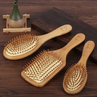 Cushion Air Cushion Massage Comb Curly Hair Comb Women Volumizing Comb Head Scalp Wood Comb Meridian Comb Detangling Comb Long Hair Hair Care