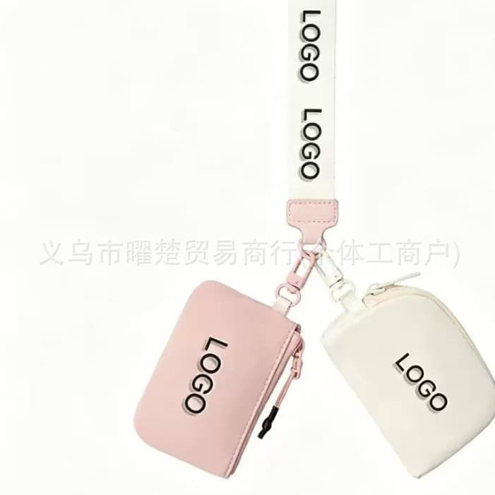 1u1u letter trendy brand original wrist bag waterproof nylon fashion coin purse portable Lulu bank card bag