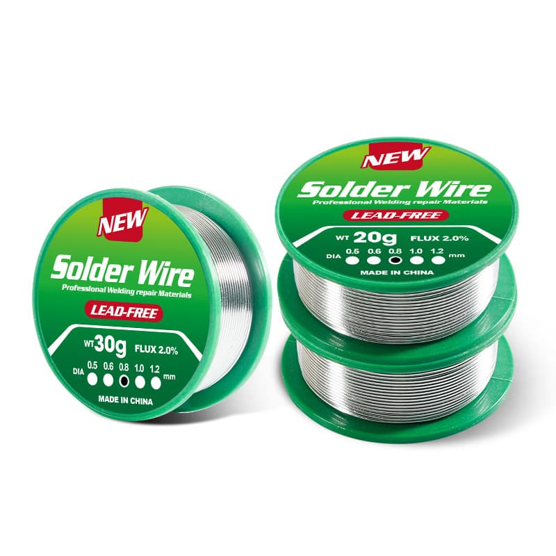 0.8mm Lead-Free Solder Wire Small Roll Eco-Friendly Solder Wire Manufacturer SN99.3 0.7CU Rosin Core Small Spool Tin Wire