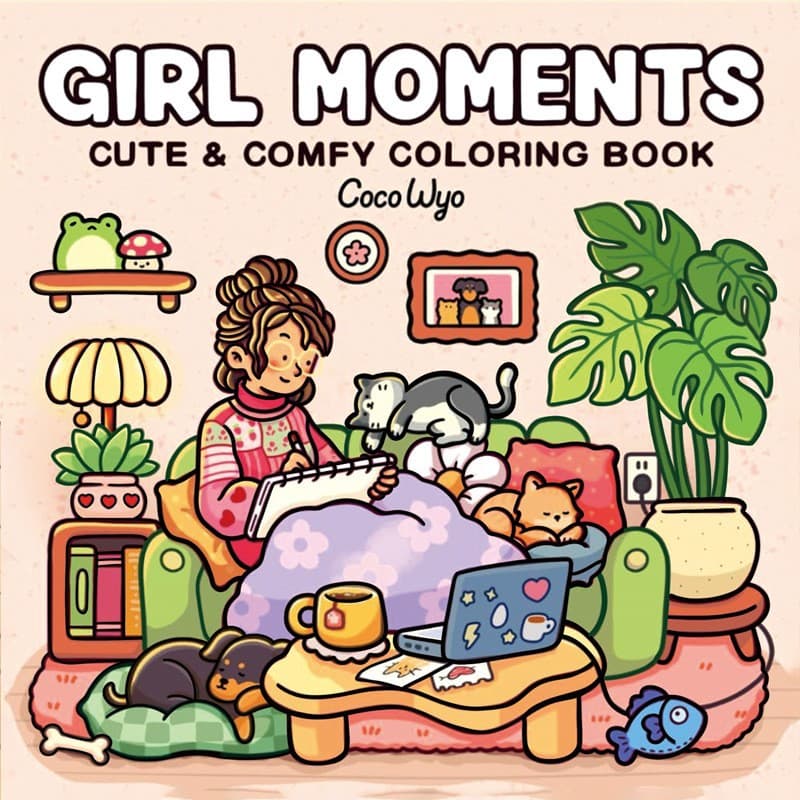 Amazon Best-Selling Spooky Cute Cartoon Coloring Book for Kids Graffiti Coloring Book Wholesale