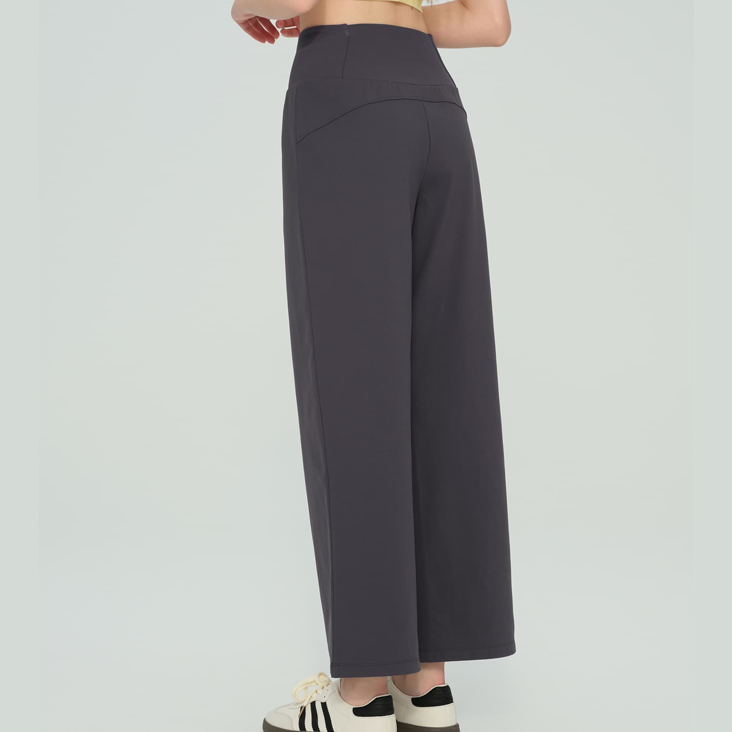 Loose Casual High Waist Drape Straight Leg Fitness Pants Slimming Loose Sports Wide Leg Pants Summer Outdoor Leg-Lengthening Casual Pants