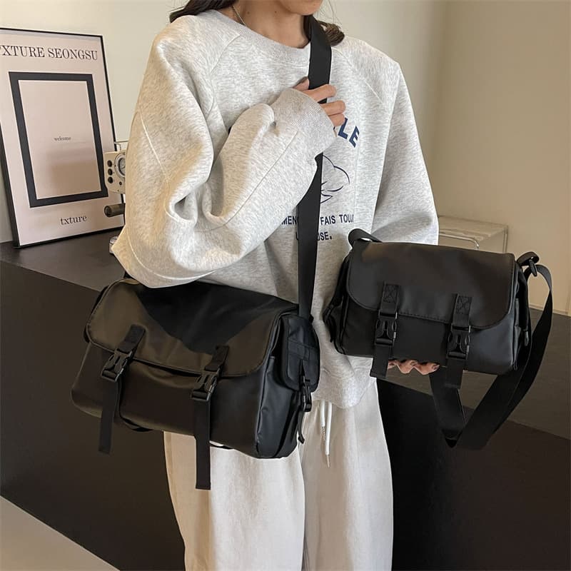 2025 New Style Casual Messenger Bag, Japanese Streetwear Unisex Crossbody Shoulder Bag