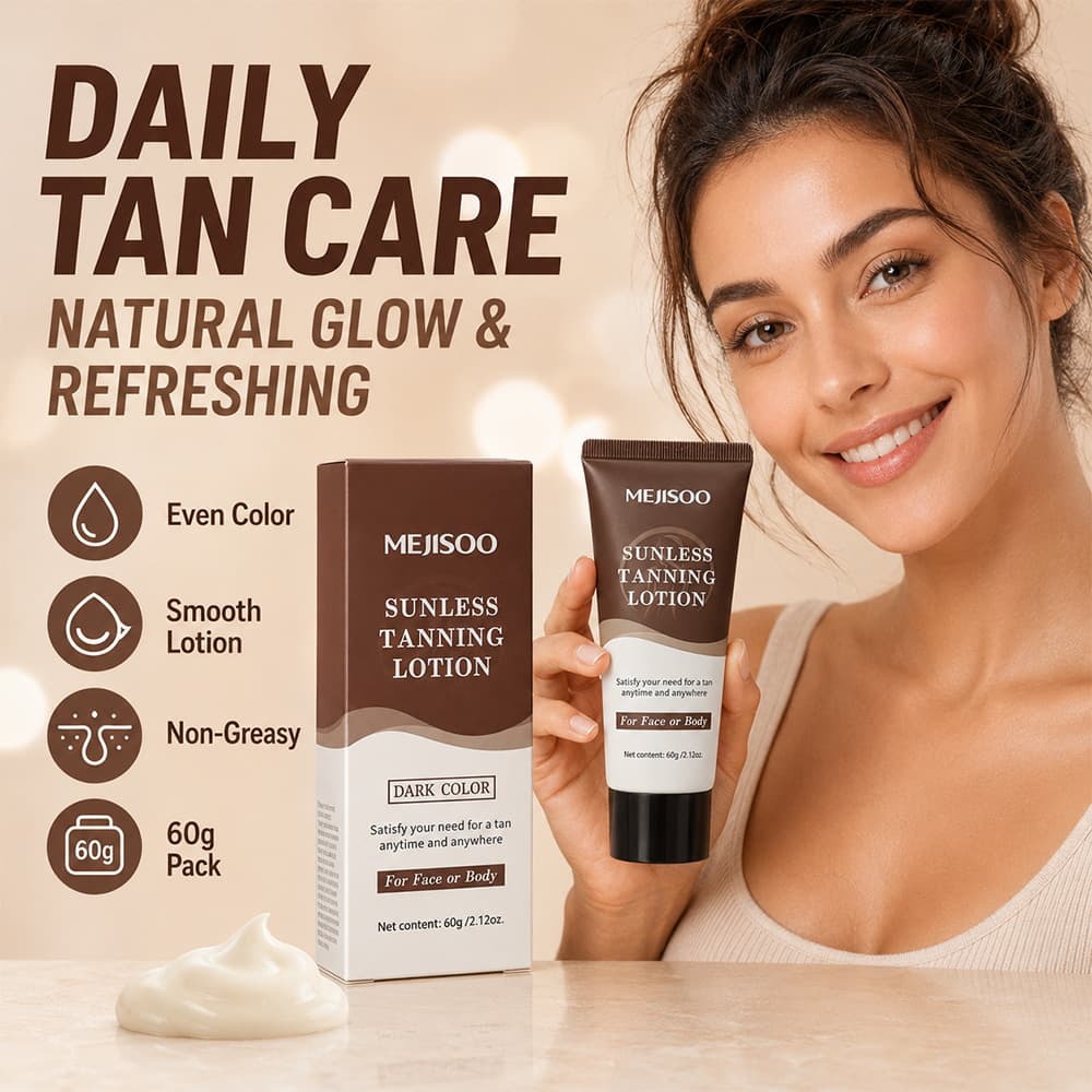 Cross-Border No-Sun Self Tanner Body Lotion Natural Even Skin Tone Body and Face Lotion Self Tanner