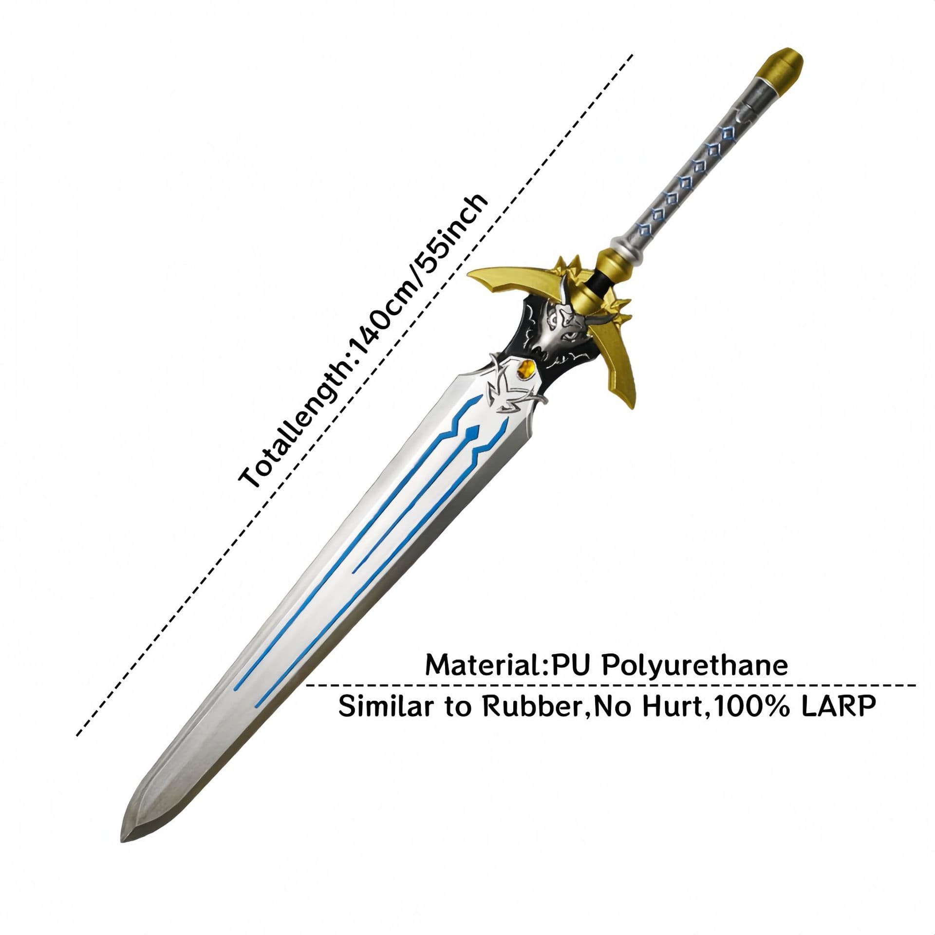 Mofuran Magic Sword Master Greatsword Cosplay Prop Simulation Weapon Anime Convention Role-Playing Cross-Border Prop