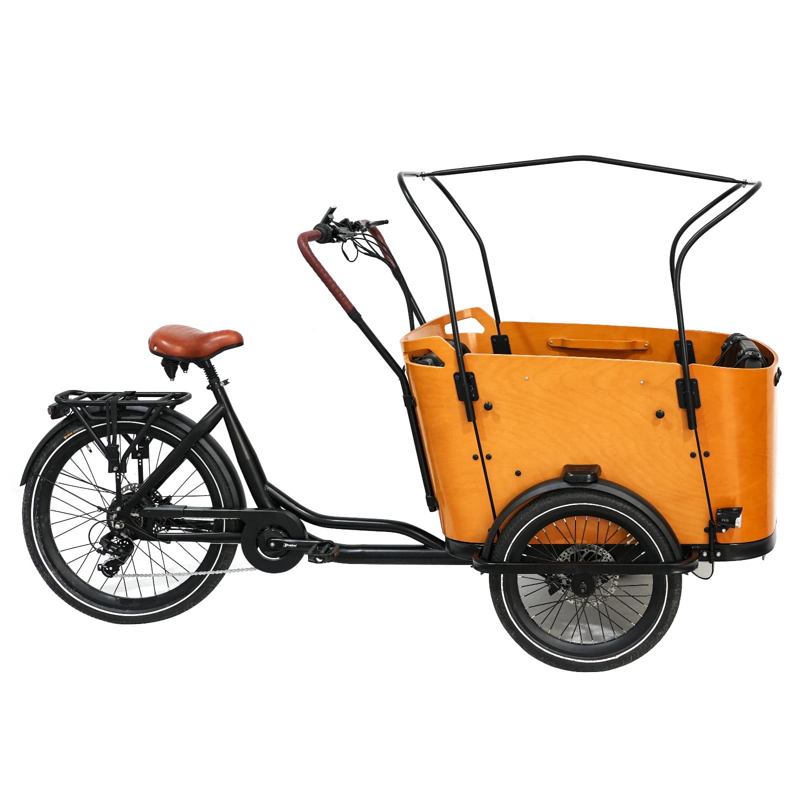 Cross-Border Foreign Trade Wholesale Cargo Bike European Reverse Tricycle Freight Bicycle Hub Motor Electric Assist