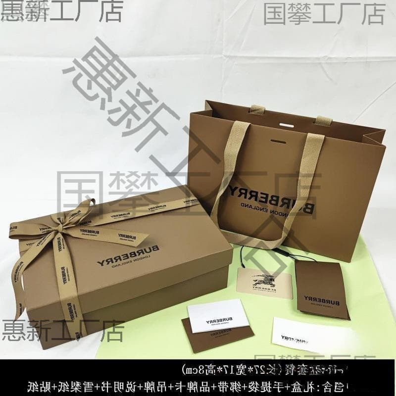 Original Burberry clothes scarf bag coat shirt packaging box Burberry paper bag empty box gift bag