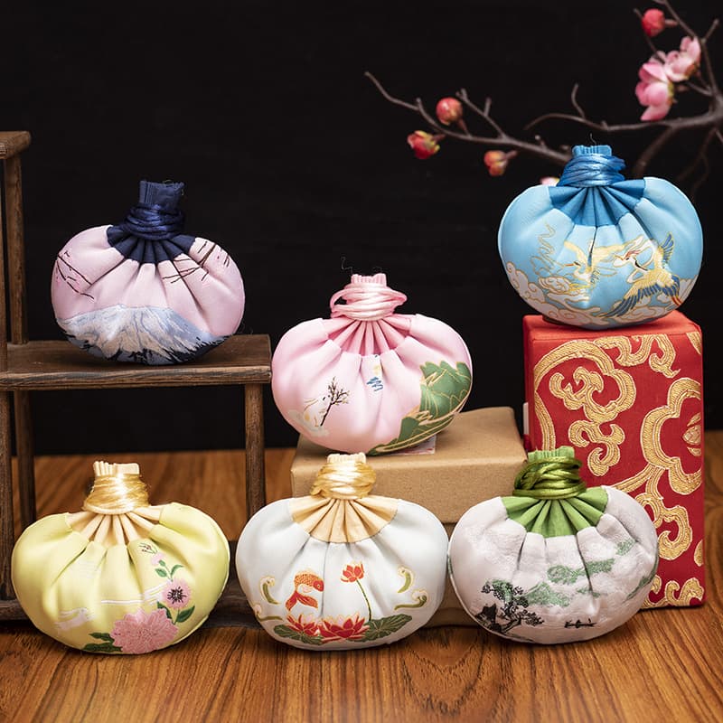 Dragon Boat Festival Sachet Fragrance Pouch Blessing Bag Hanfu Accessory Pendant Chinese Style Scented Bag Car Decoration Embroidered Pouch