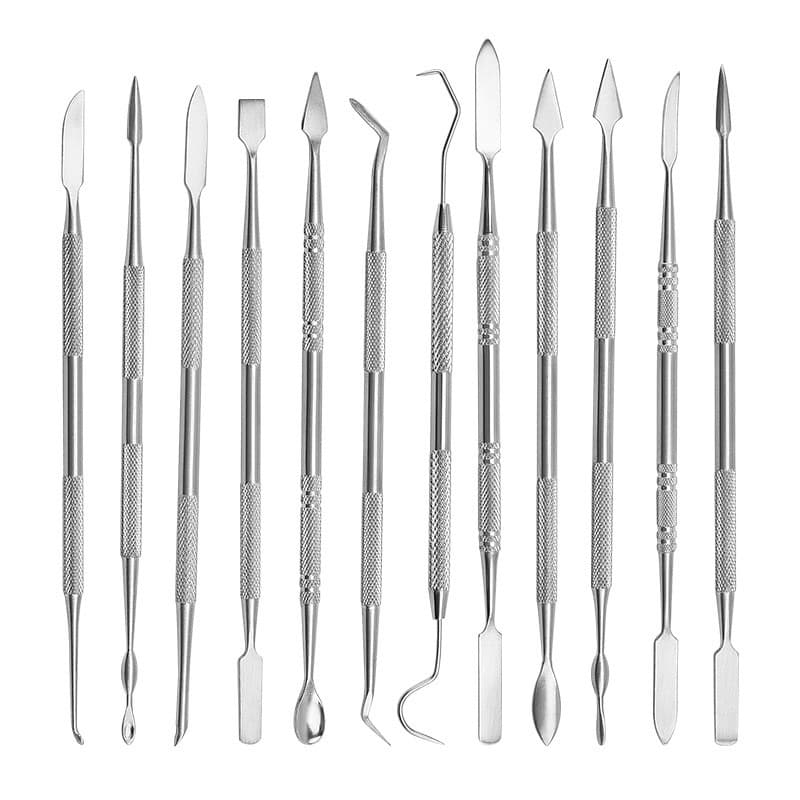 Stainless steel clay sculpting tool 12-piece set, carving tools, handmade