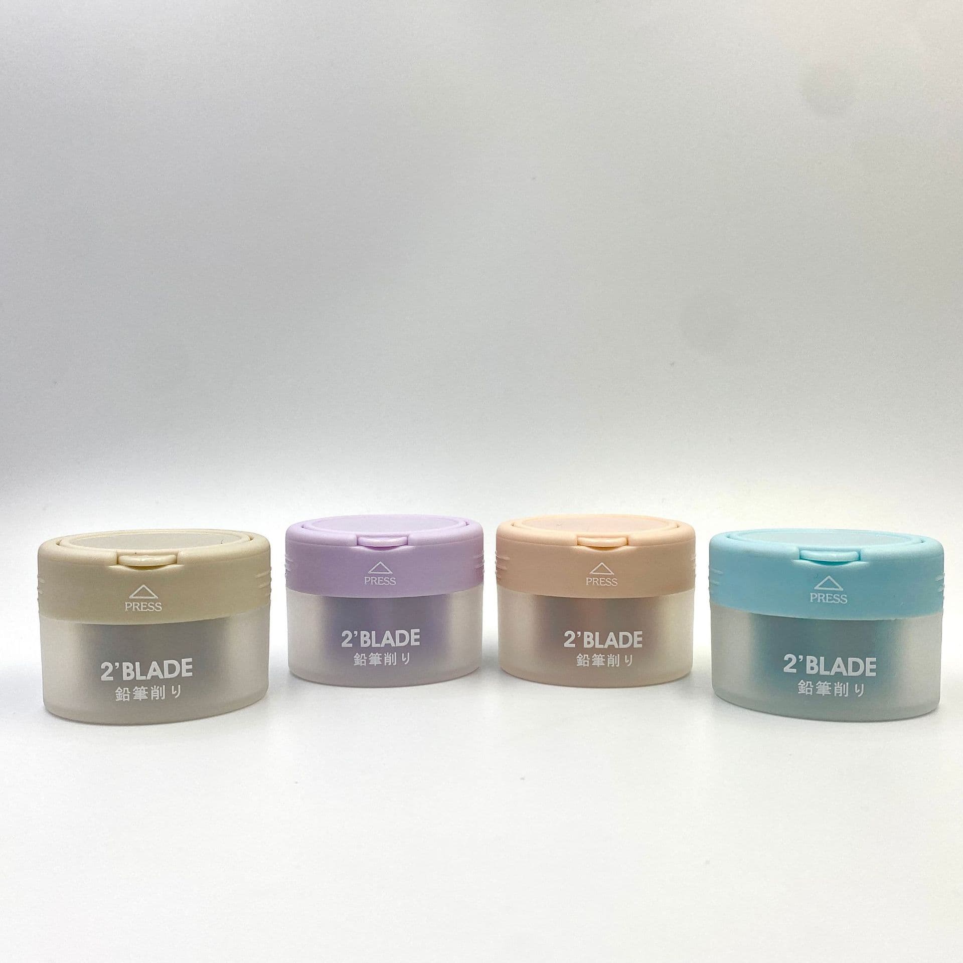 Children's thick and thin rod school supplies stationery double-hole plastic pencil sharpener pencil sharpener with lid pencil sharpener pencil sharpener