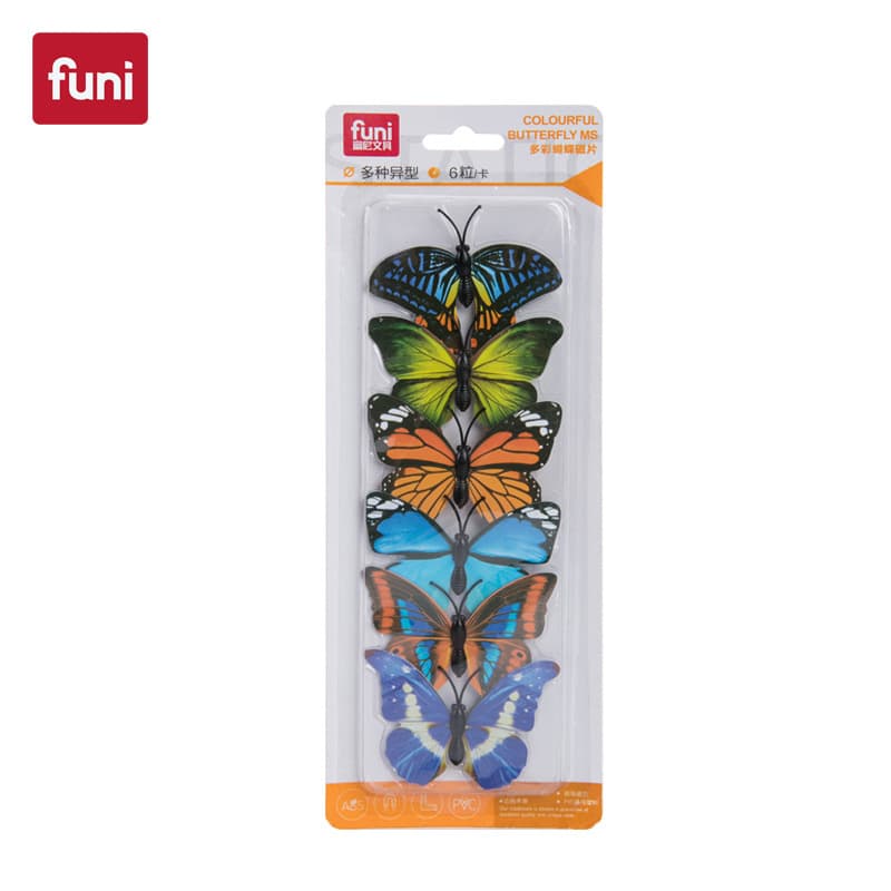 Funny Colorful Butterfly Magnet Fridge Magnet Insect Magnetic Sticker Magnetic Teaching Home Creative Fridge Magnet