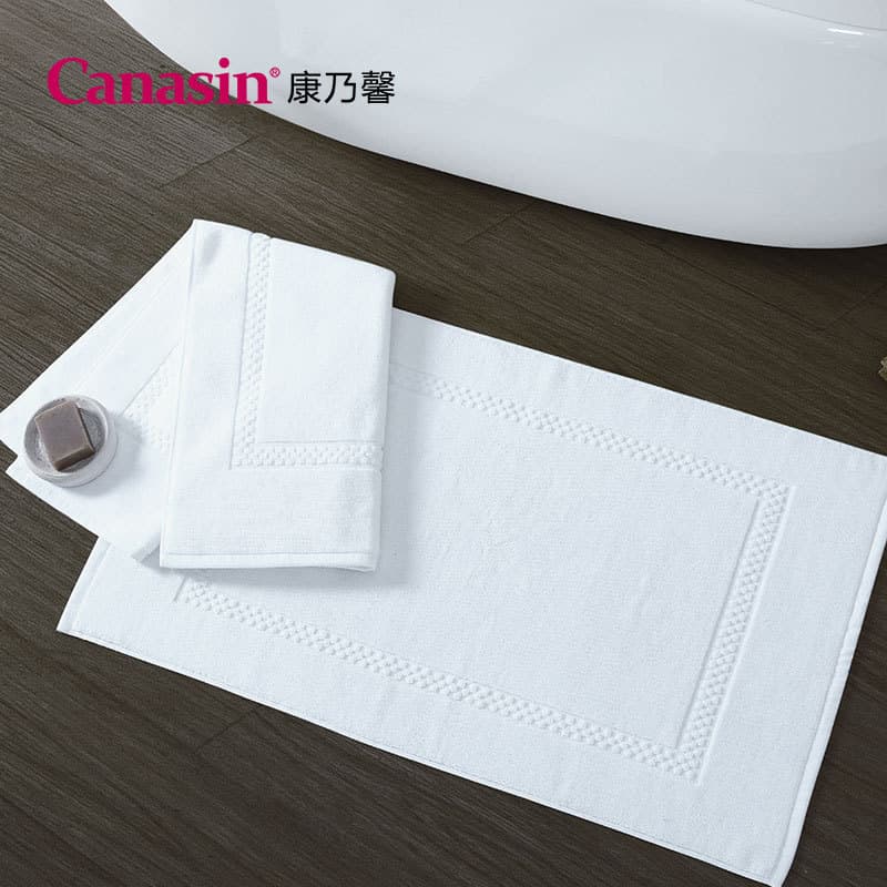 Carnation towel pure cotton jacquard 32s/2 thickened 450g floor mat manufacturer custom specialized quick-absorbent
