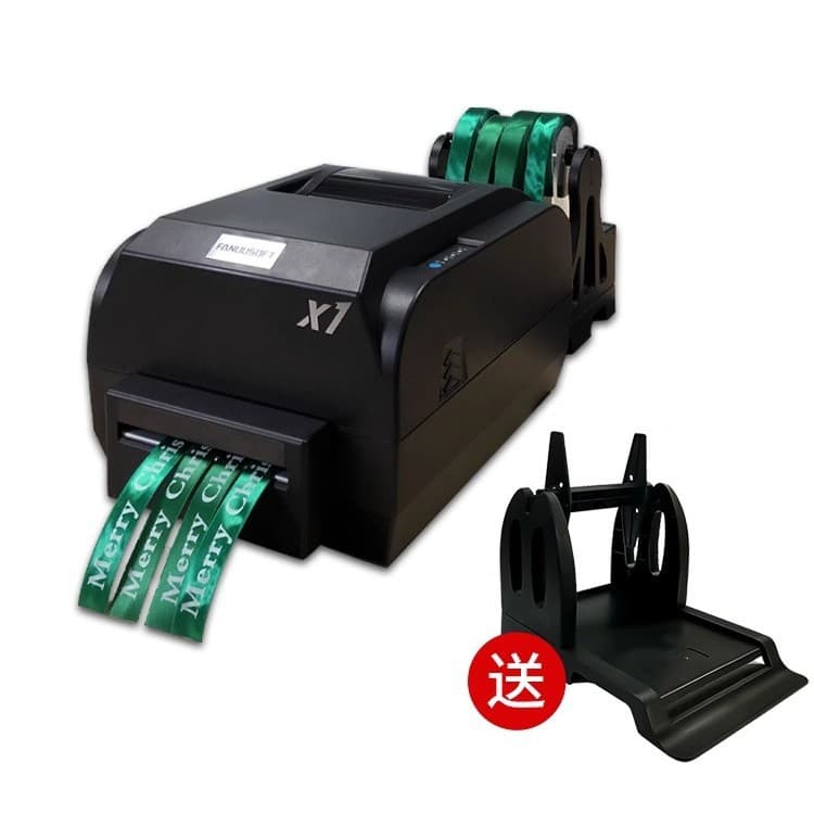 Ribbon Dedicated Printer Color Ribbon Gift Wrapping Banner Flower Shop Opening Flower Basket Decoration Silk Cloth Barcode Machine