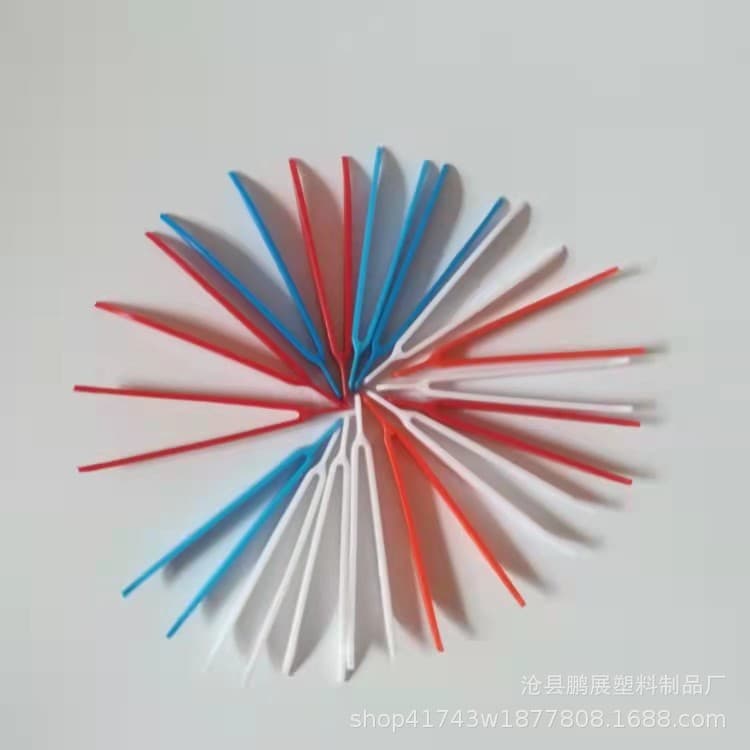 Plastic DIY Small Tweezers, Bent Head Tweezers, Children's Toy Tweezers, Special Tweezers for Silkworms