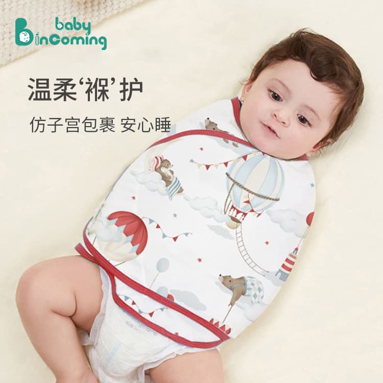 Baby Swaddle Blanket Sleeping Bag Anti-Startle Newborn Infant Wrap Bunting Cloth Knitted Cotton Spring Summer Autumn Winter