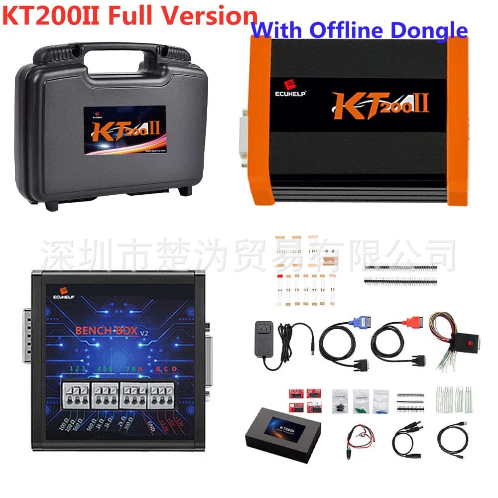 KT200II KT200 second generation ECU Programmer multi-protocol automotive ECUTCU programming gearbox diagnosis
