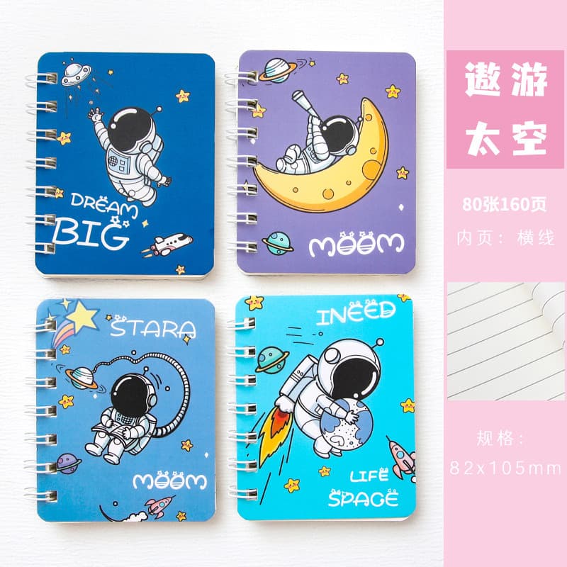 A7 Side Flip Coil Notebook High-Quality Cartoon Bear Memo Pad Student Mini Portable Pocket Notebook Factory Wholesale