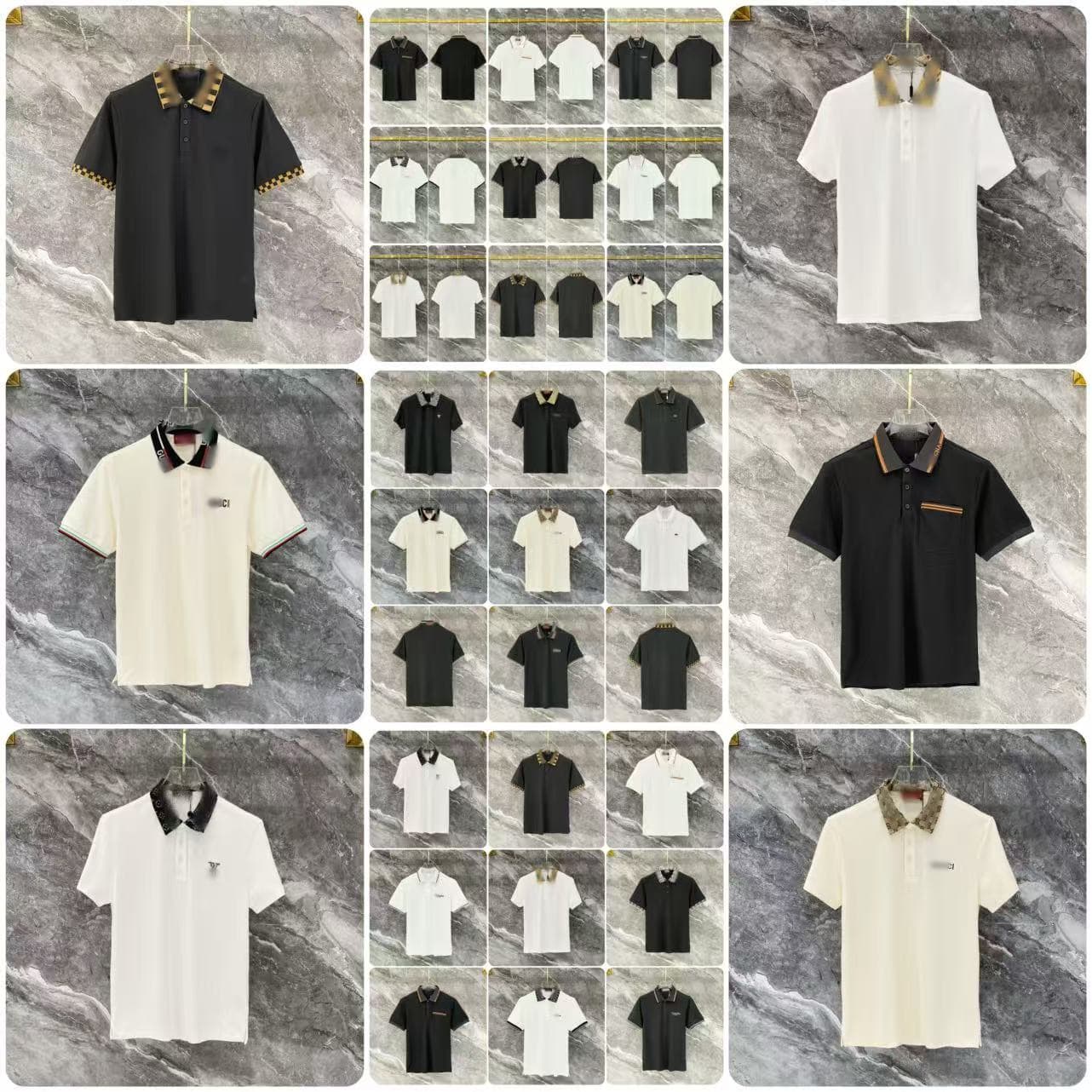 Cross-border 2026SS lapel high-end quality collar jacquard small label embroidery original Burberry POLO short-sleeved collection