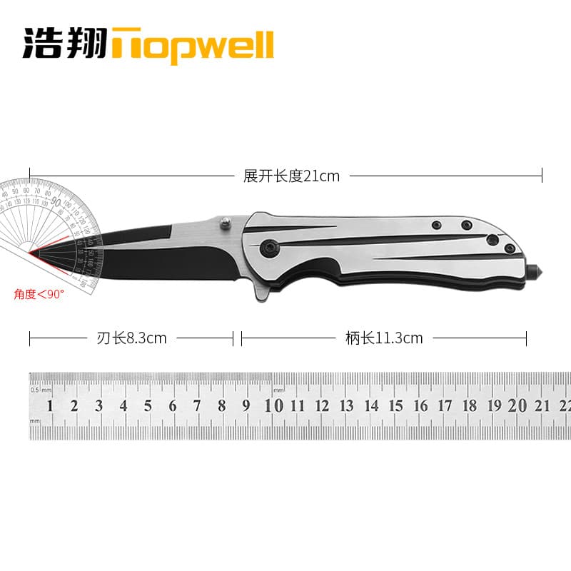 Hot Selling All-Steel High Hardness Knife Multifunctional Stainless Steel Folding Knife Outdoor Camping Self-Defense Military Knife Sharp High Hardness