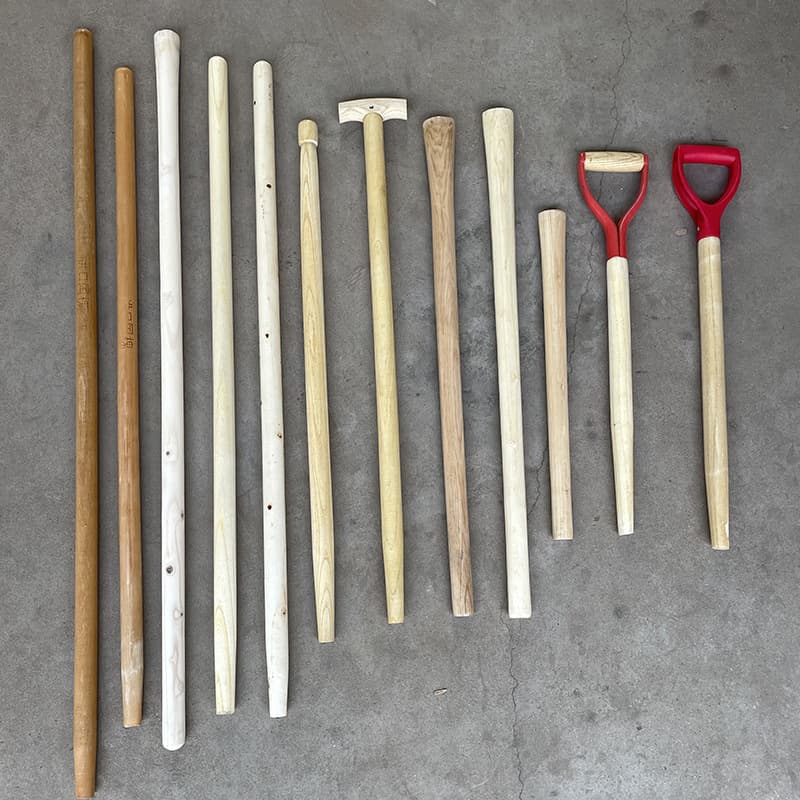 Manufacturers wholesale wooden handles, wooden handles, spade handles, chun wood poles, locust wood poles, poplar poles, T-shaped wooden handles, plastic handle poles, Y-shaped iron poles