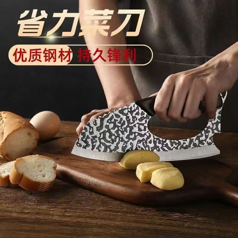 New Effortless Vegetable Knife, Ultra-Sharp Slicing Knife, Lightweight Stainless Steel Multi-Purpose Meat Cutter, Pre-Sharpened