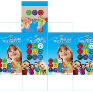 TK Hot Selling Math Fidget Spinners Educational Toy Packaging Box