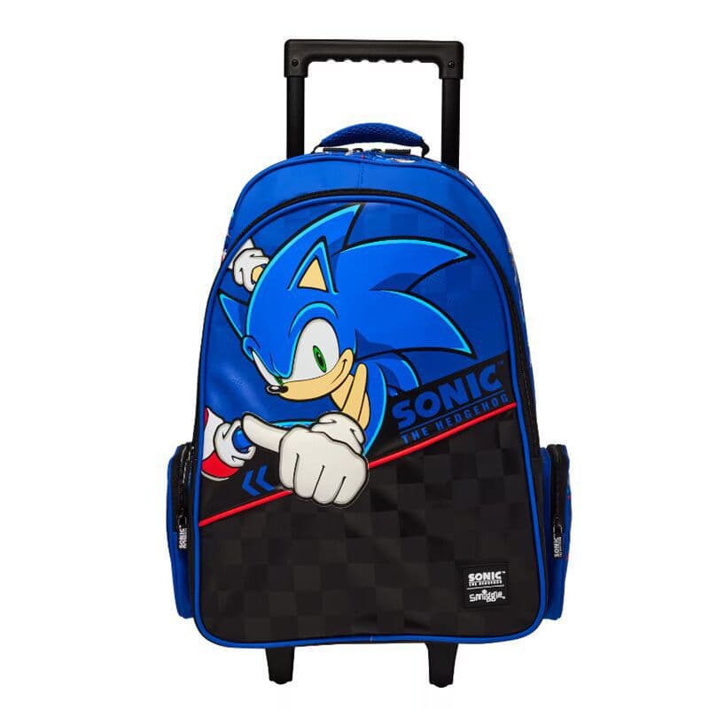 Australia Smiggle Backpack for Elementary Students, Princess Pull-Along Wheeled Bag, Large Capacity