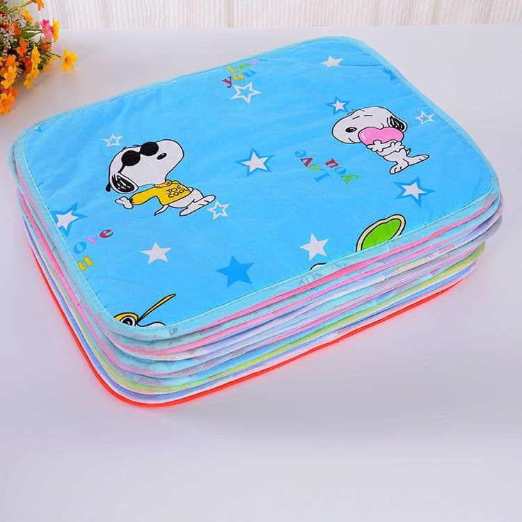 Small-sized Newborn Diaper Pad with Cotton, Washable Soft Baby Diaper Mattress, Waterproof Absorbent Leak-proof