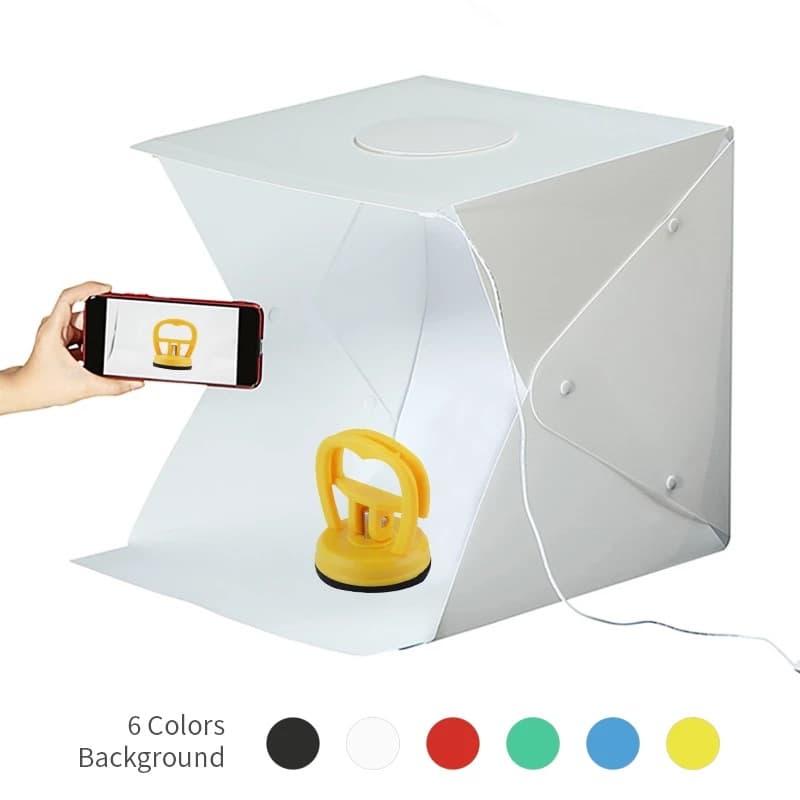 30cm Mini Photography Studio Medium LED Softbox Light Box Portable Small Shooting Props Manufacturer Direct Sales