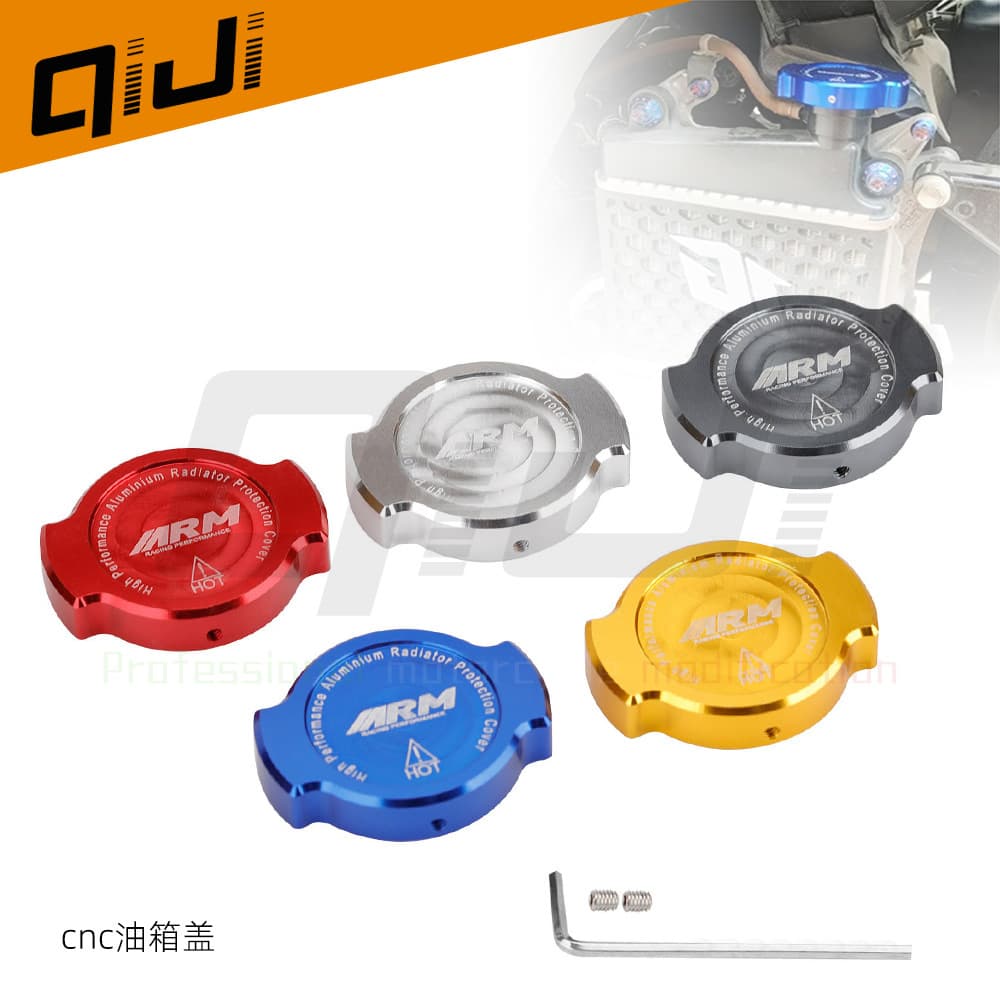 Motorcycle Modified CNC Water Tank Decorative Cover nmax155 nvx xmax300 Y15 LC135 Fosha 300