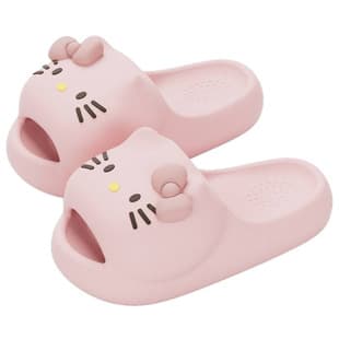 Old Fat Cat Slippers Cartoon Casual Sandals for Women Summer Indoor Home Thick Sole Non-Slip Outdoor Slippers