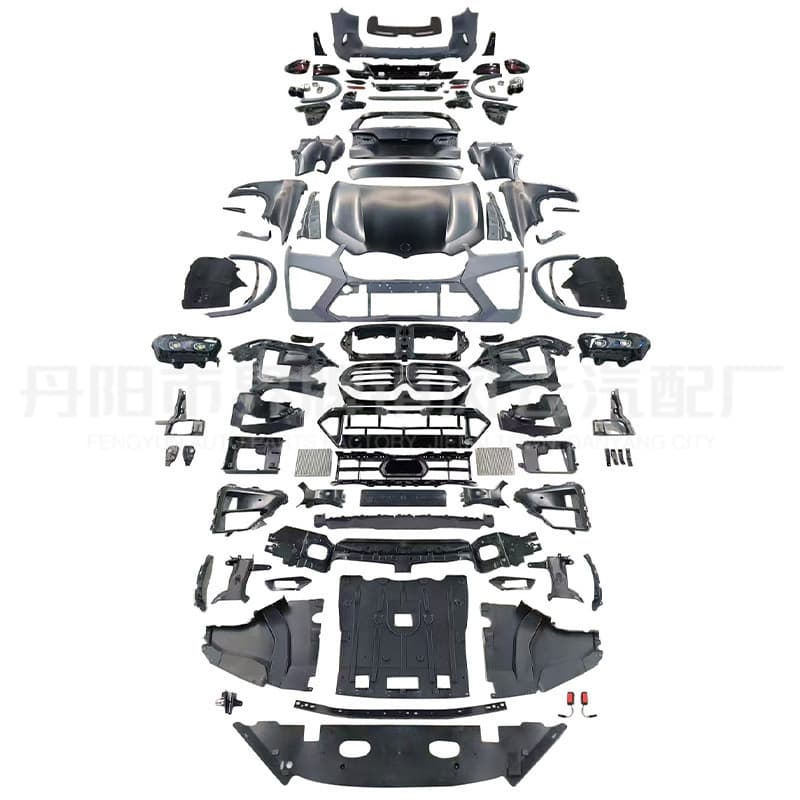 For BMW X5 Old to New E70 to 2023 X5M F95 Front Bumper Rear Bumper Headlights Tail Lights Hood Body Kit