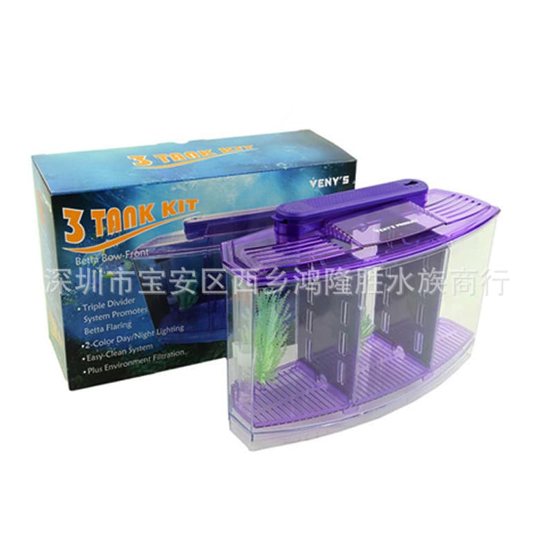 Mini Fish Tank Aquarium Betta Fish Box Office Desktop Small Tropical Fish Tank Fry Incubation