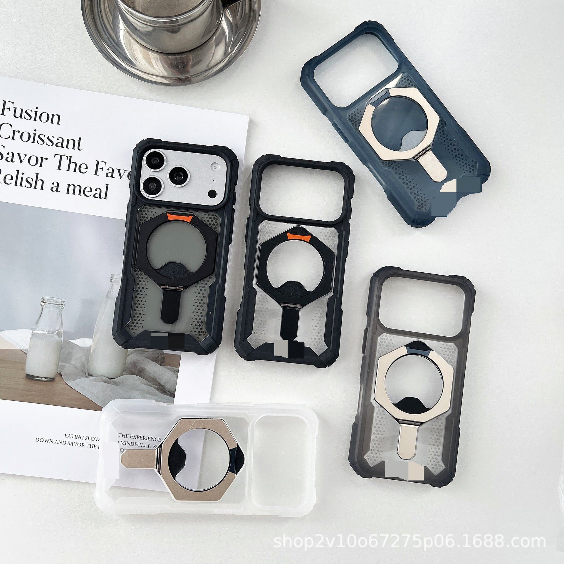 UA Compatible Samsung S26 Ultra Phone Case, Pivot Case G Anti-Drop Magnetic S25 Plus Case with Stand 13 Pro