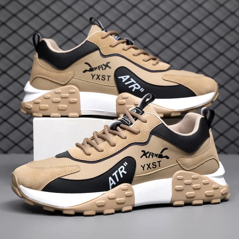 Men's Lightweight Anti-slip Breathable Running Shoes Soft Bottom Wear-resistant Comfortable Sports Casual Shoes Fashionable All-match