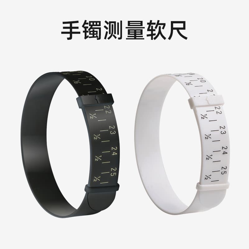 Bracelet Measuring Ring Adjustable Wrist Size Soft Tape Plastic Bracelet Circumference Measuring Tool