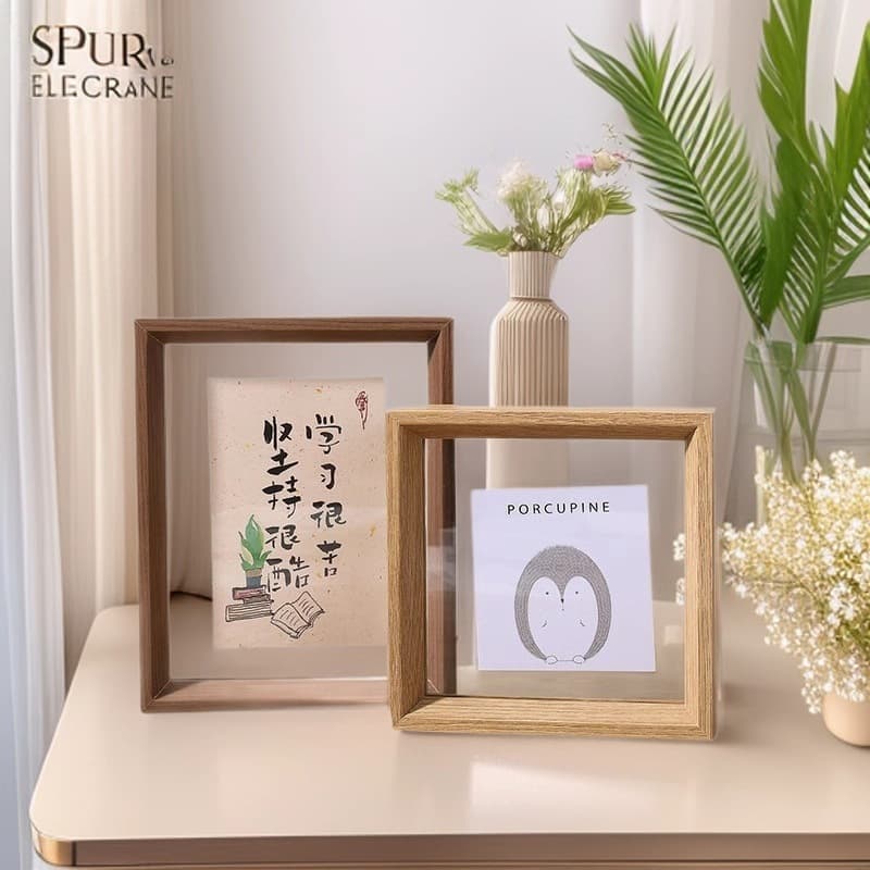 Carefully selected wholesale double-sided transparent plexiglass photo frame specimen clip photo frame wedding ornaments transparent photo frame