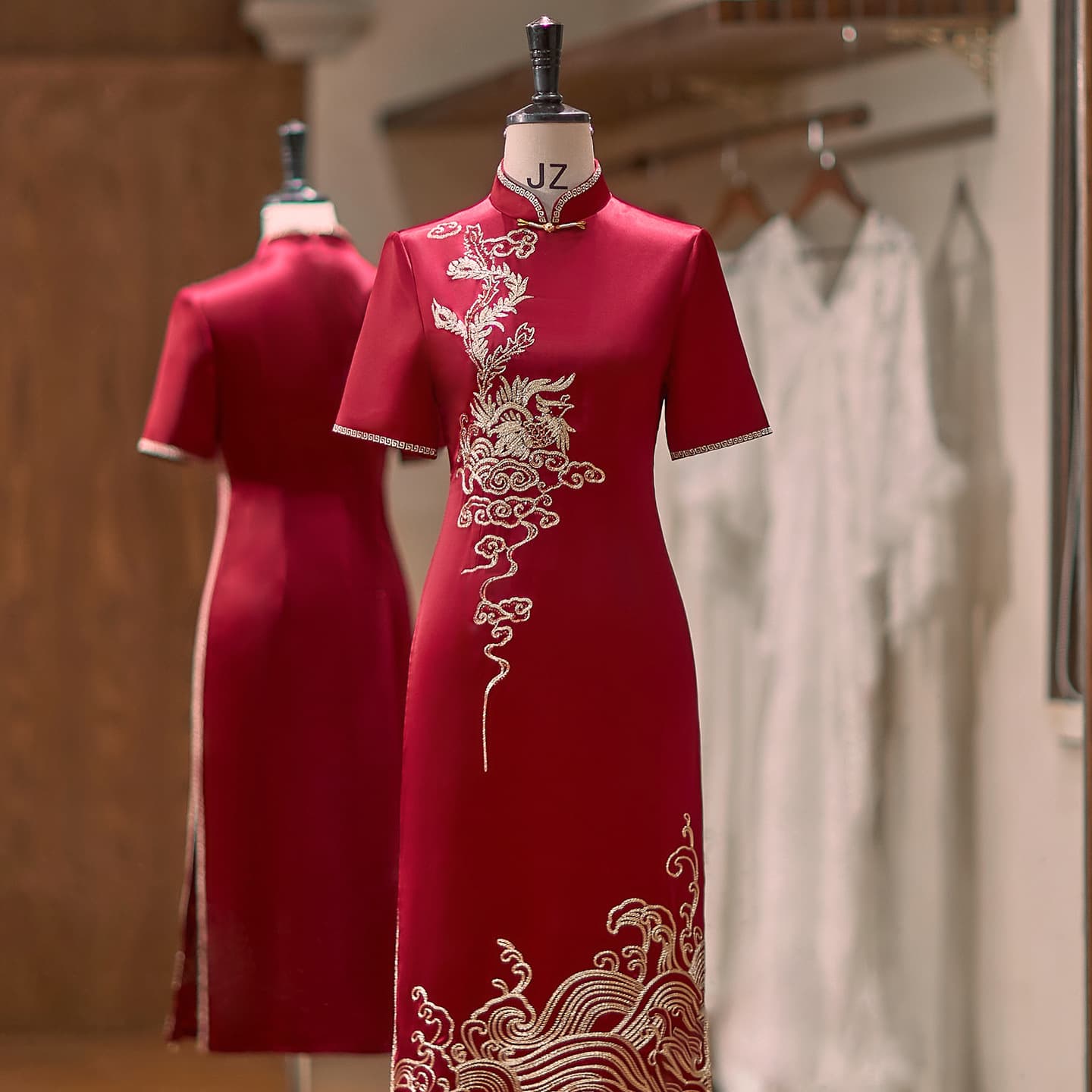 2025 New Wedding Banquet Mother of the Bride Dress Elegant Temperament Modified Cheongsam for Mother of the Groom Toast Dress