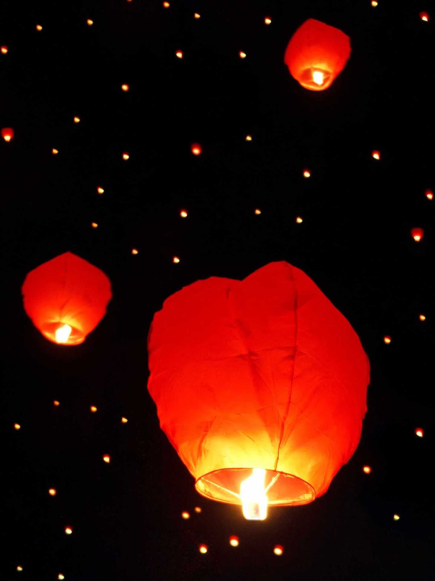 ◇Large-sized Kongming Lantern, thickened wishing lantern, 10 pcs, 50 pcs per pack, children's lotus lantern, sky lantern batch