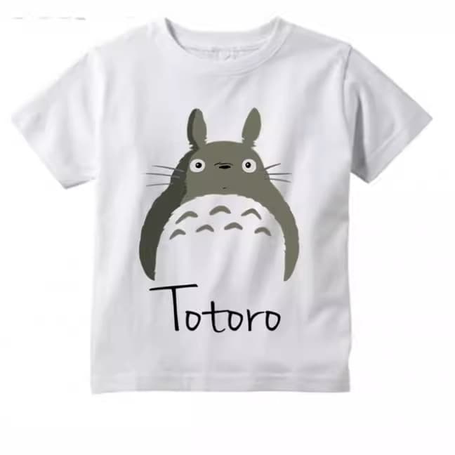Kids Anime Totoro Design Boy/Girl Casual Kawaii Short Sleeve Top Fun T-Shirt