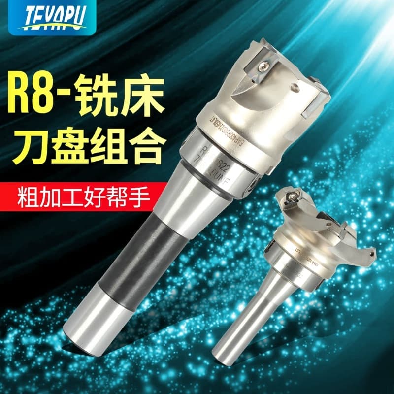 R8-FMB Shank Turret Milling Cutter Head 400R Face Mill Cutter R5 Fly Cutter KM Aluminum Cutter Head
