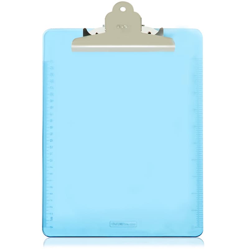 Deli 9252 Transparent Writing Clipboard (Light Blue) (Piece)