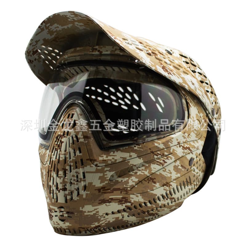 Factory Direct Third Generation Mask Shooting Attack and Defense Archery Game Outdoor Sports Face Cover Mud Camo Full Face Mask