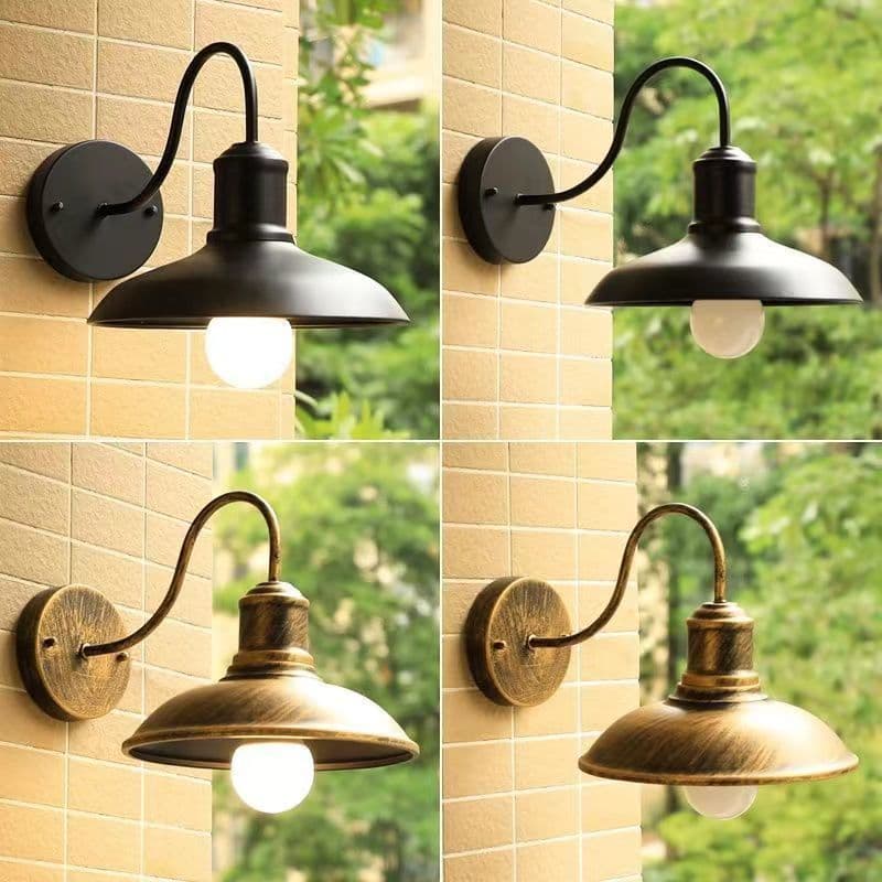 Outdoor Waterproof Wall Lamp Street Lamp Outdoor Rainproof American Retro Industrial Style Wall Lamp Door Balcony Lamp Outdoor Lighting