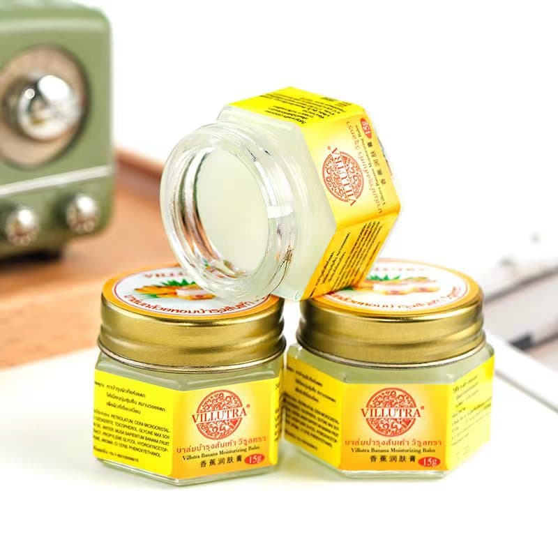 [With Chinese label] Villutra Banana Balm for Cracked Heels and Hand Cream (Thailand)