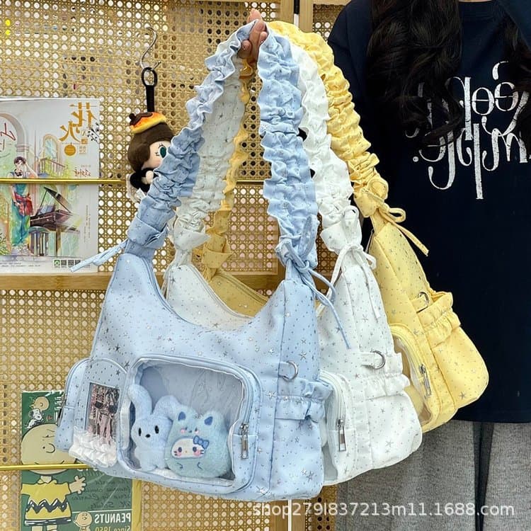 Japanese New Style Ins Ita Bag Girl Handbag Small Capacity Korean Single Shoulder Crossbody Anime Cute Bag